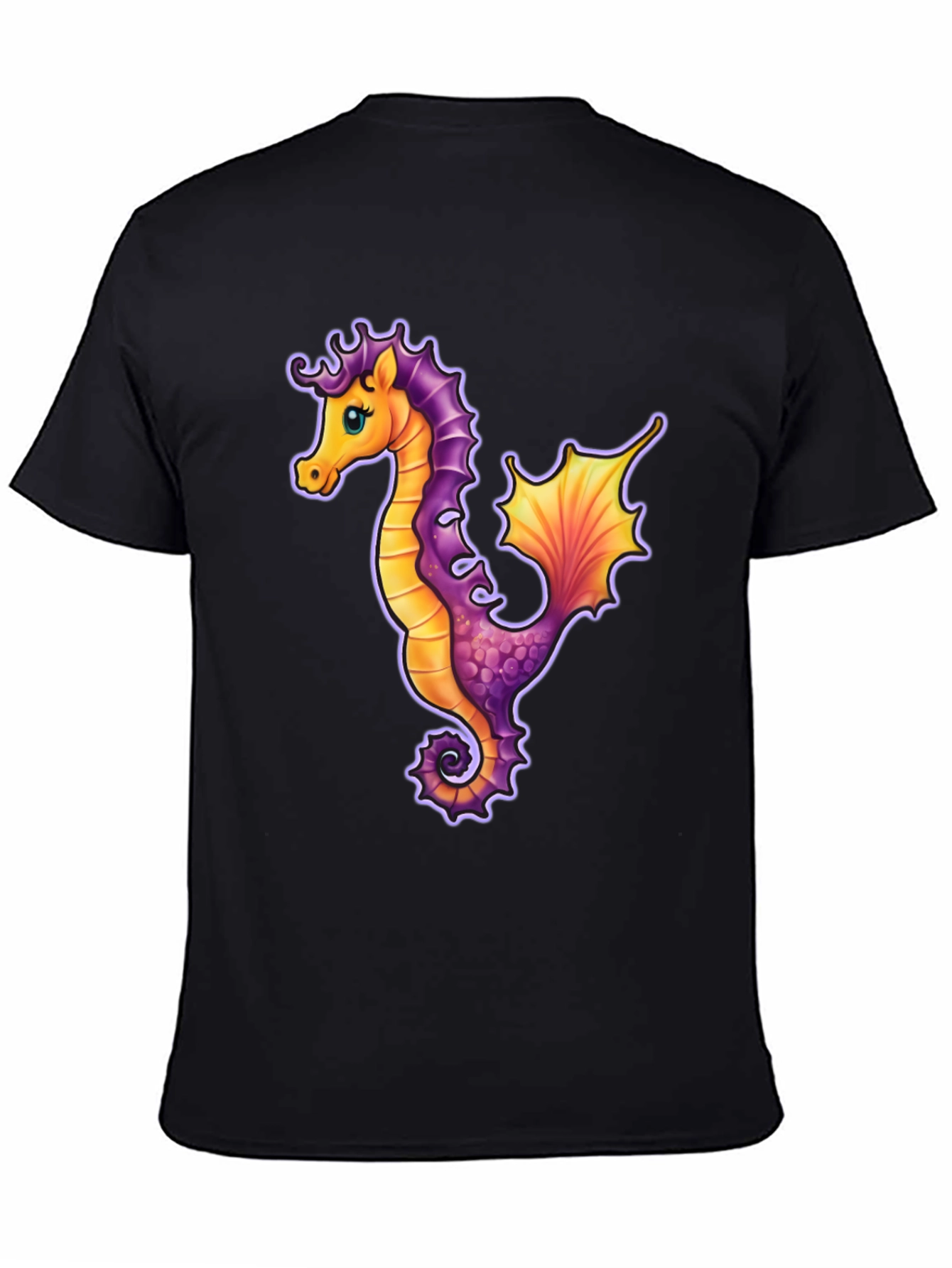 Seahorse Graphic Tee - Unique Sea Life Design