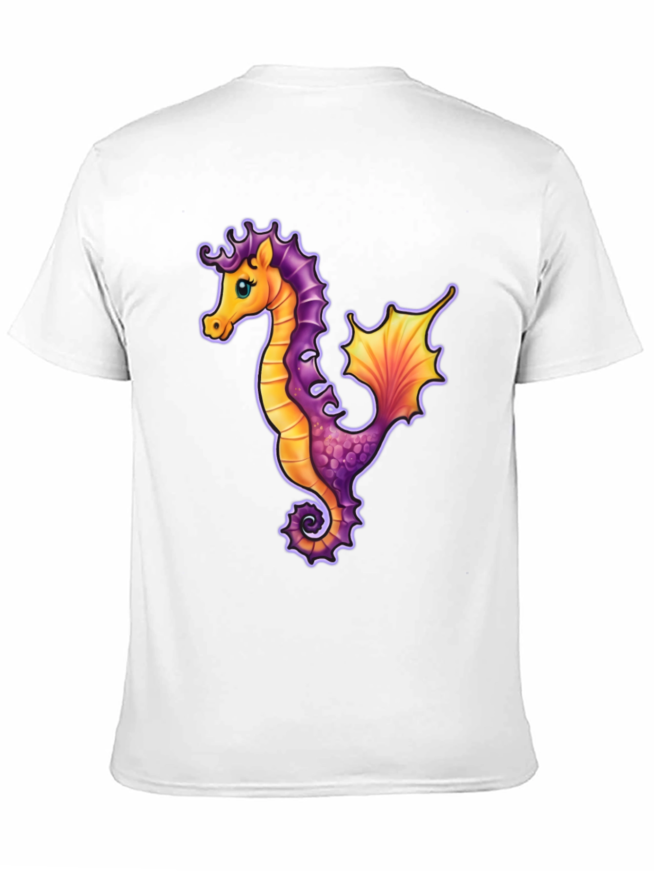 Seahorse Graphic Tee - Unique Sea Life Design