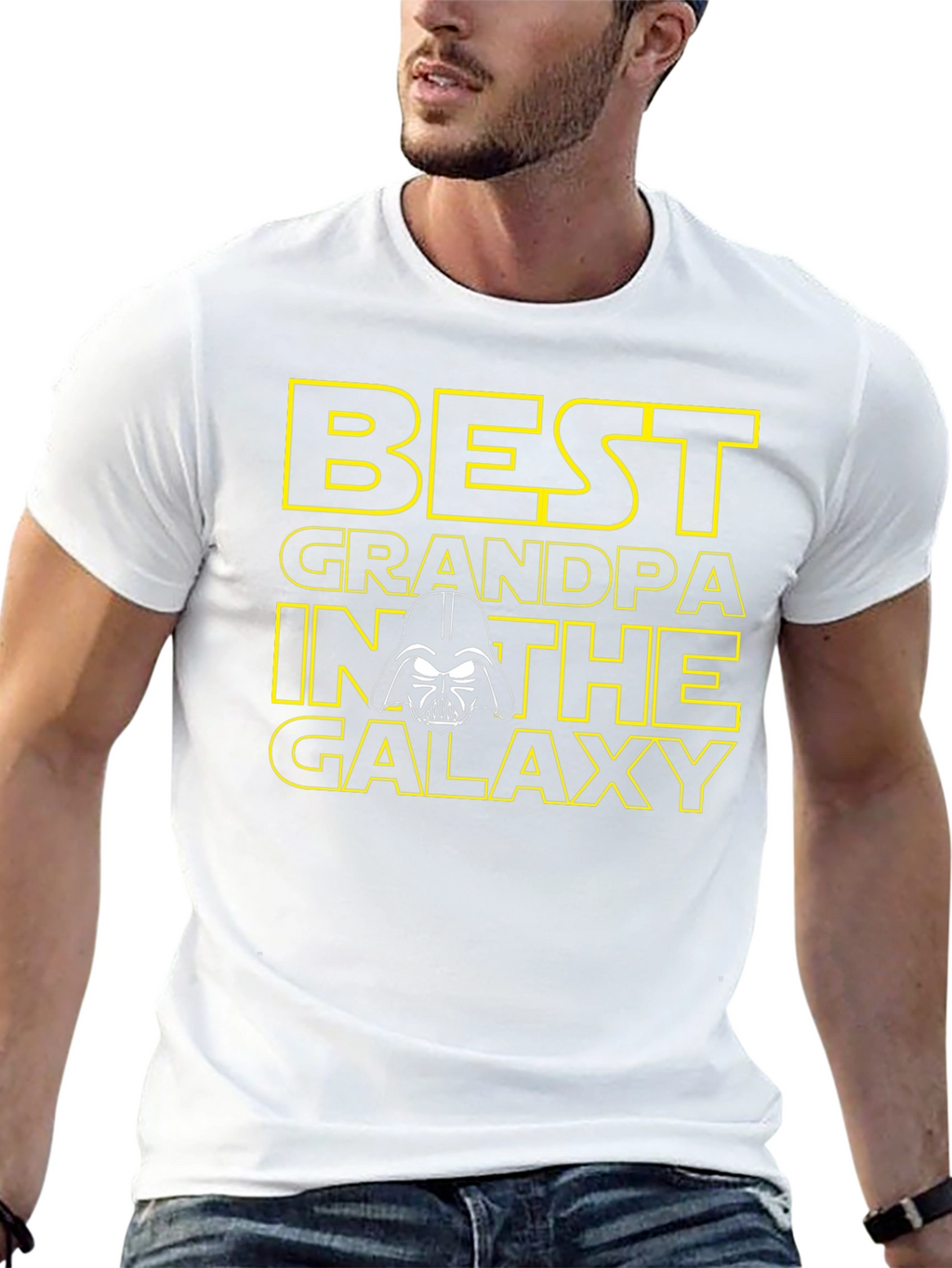 Best Grandpa in the Galaxy Star Wars T-Shirt