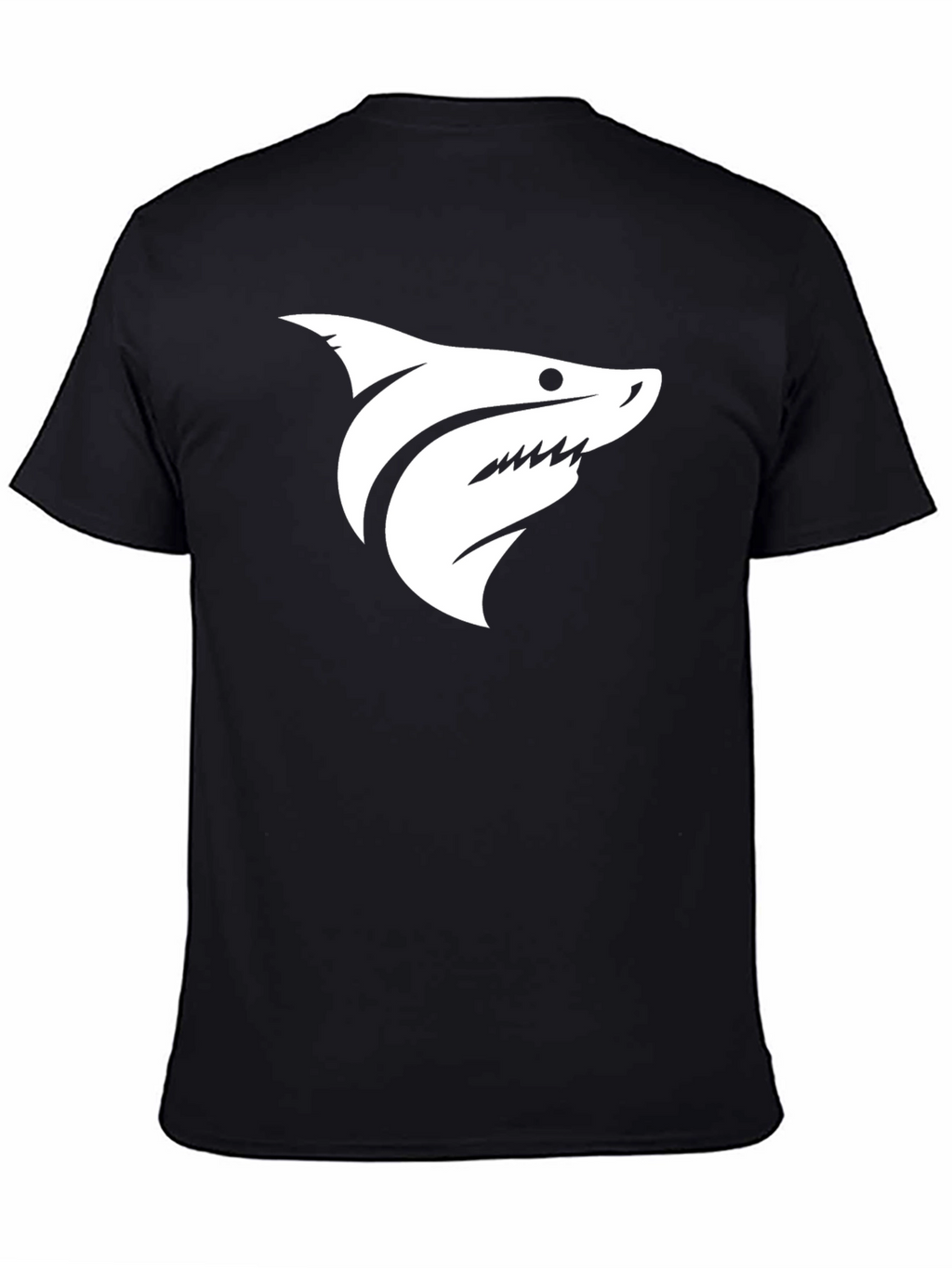 Cool Shark Graphic Black T-Shirt