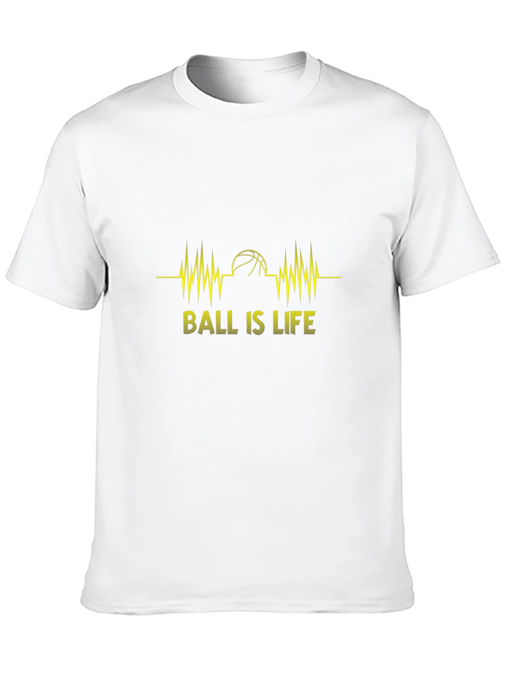 Ball is Life Graphic Tee - Black Cotton T-Shirt