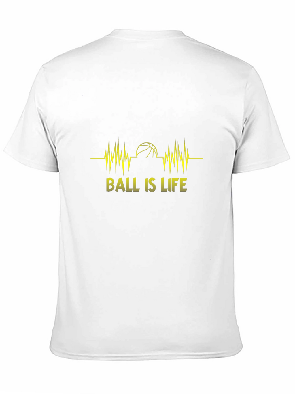 Ball is Life Graphic Tee - Black Cotton T-Shirt