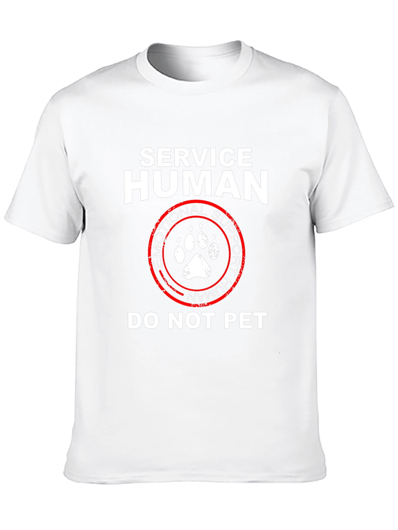 Service Human Emotional Support Do Not Pet T-Shirt