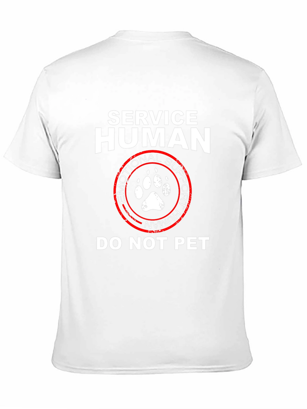 Service Human Emotional Support Do Not Pet T-Shirt