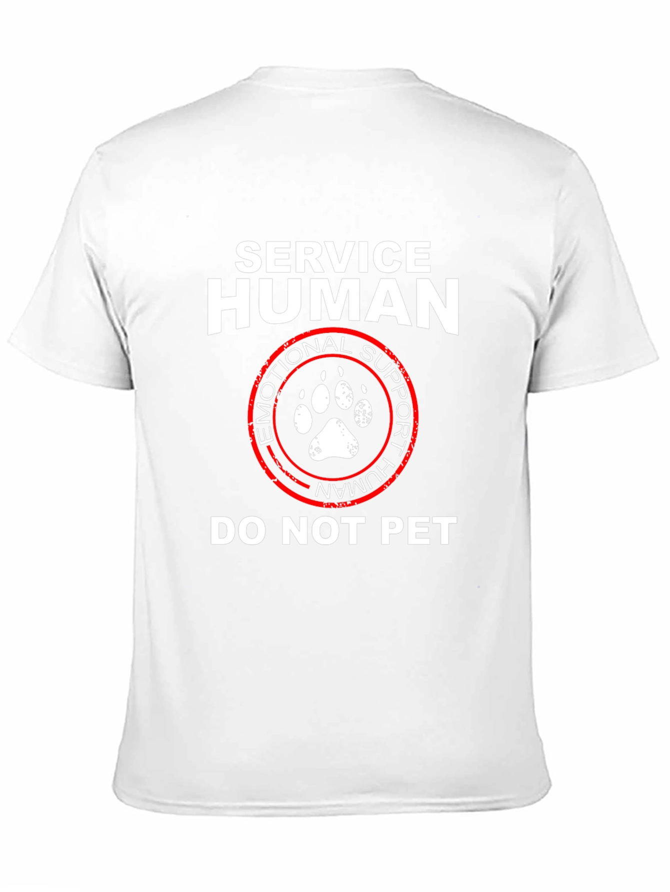Service Human Emotional Support Do Not Pet T-Shirt