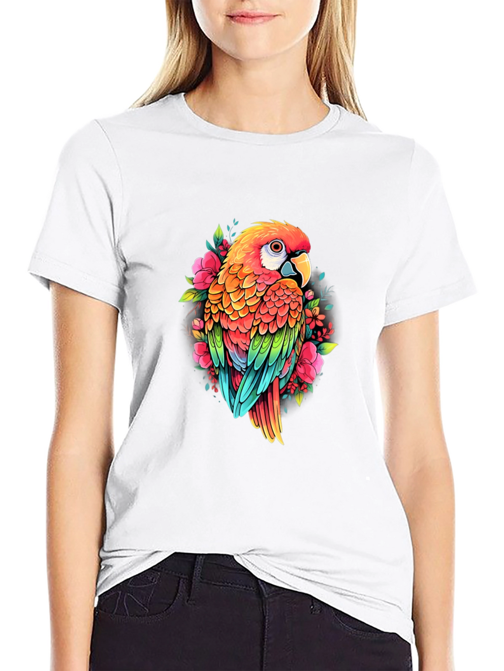 Parrot Graphic T-Shirt