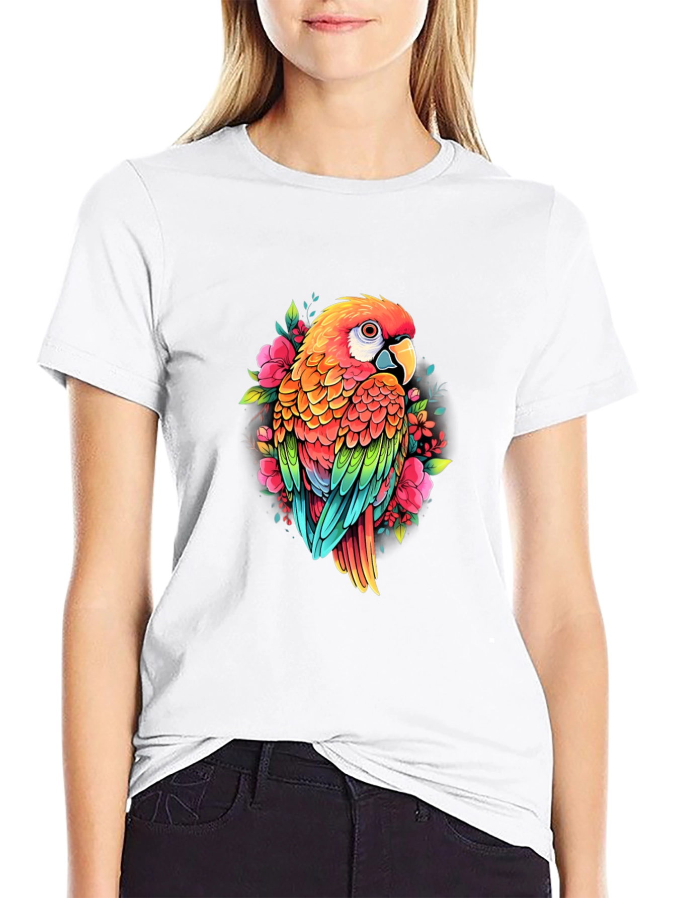 Parrot Graphic T-Shirt