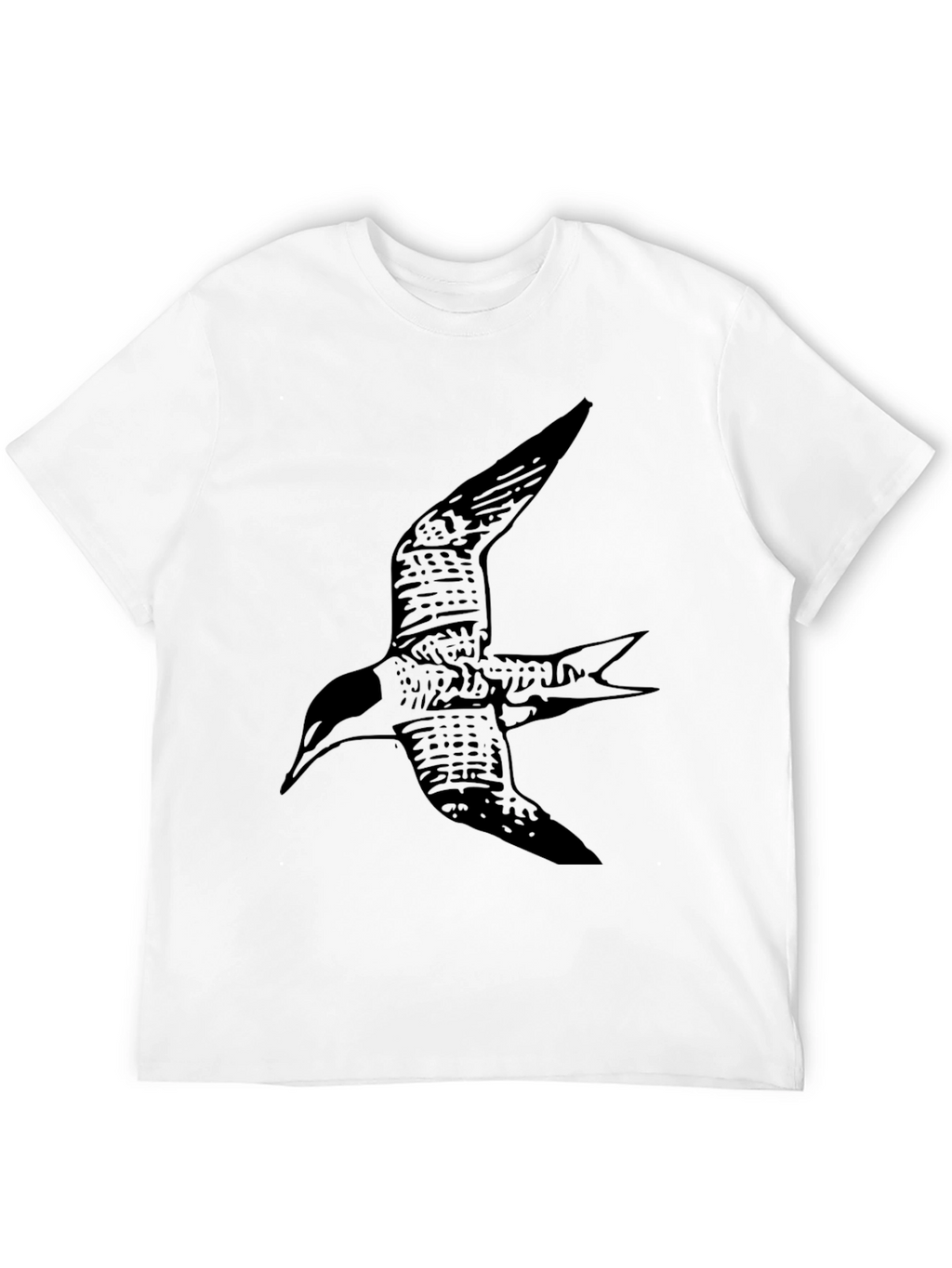 Black Bird Graphic Tee - Casual Style