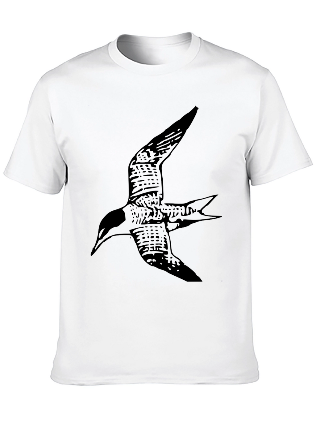 Black Bird Graphic Tee - Casual Style