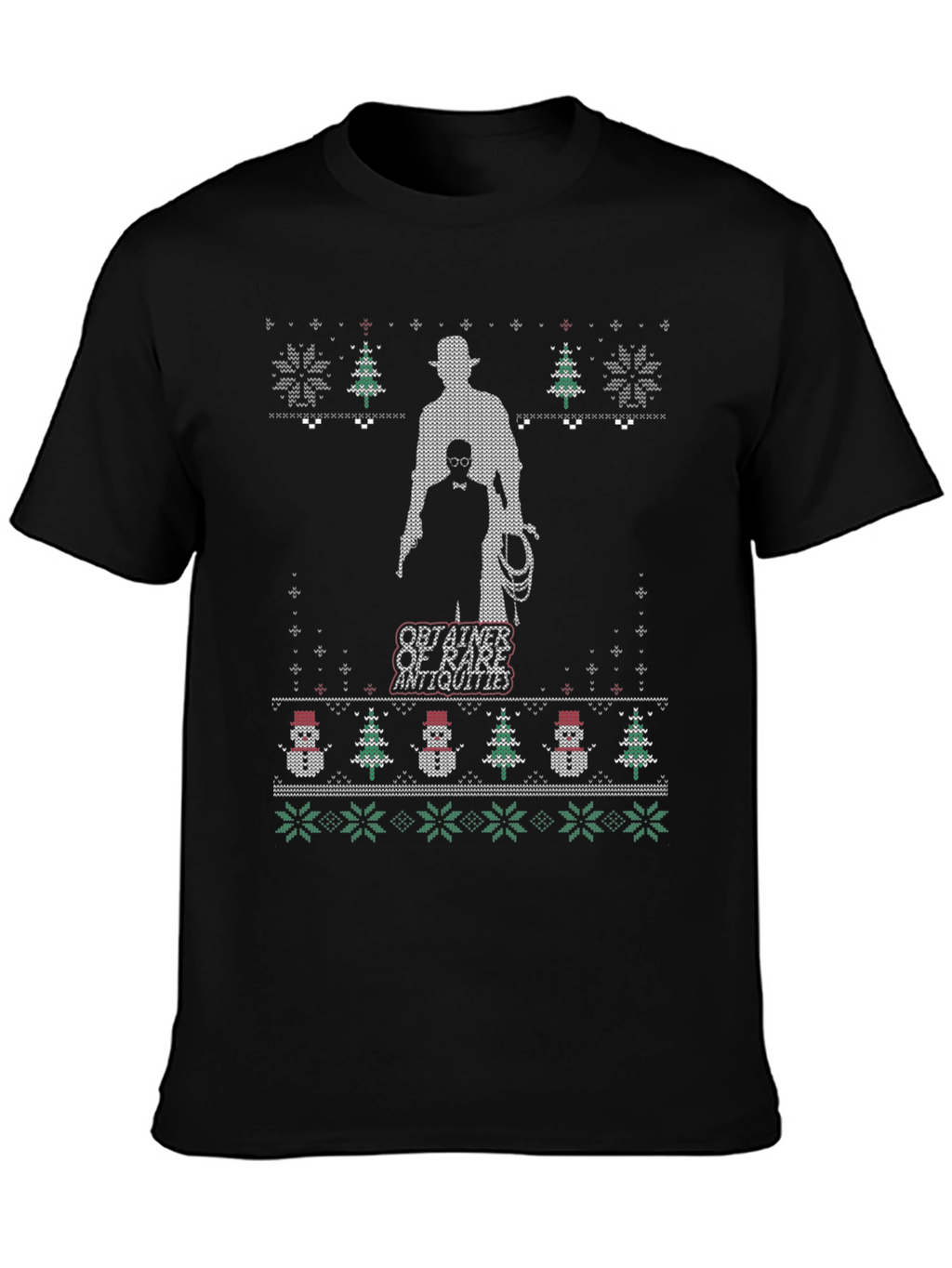 Indiana Jones Ugly Christmas Sweater T-Shirt