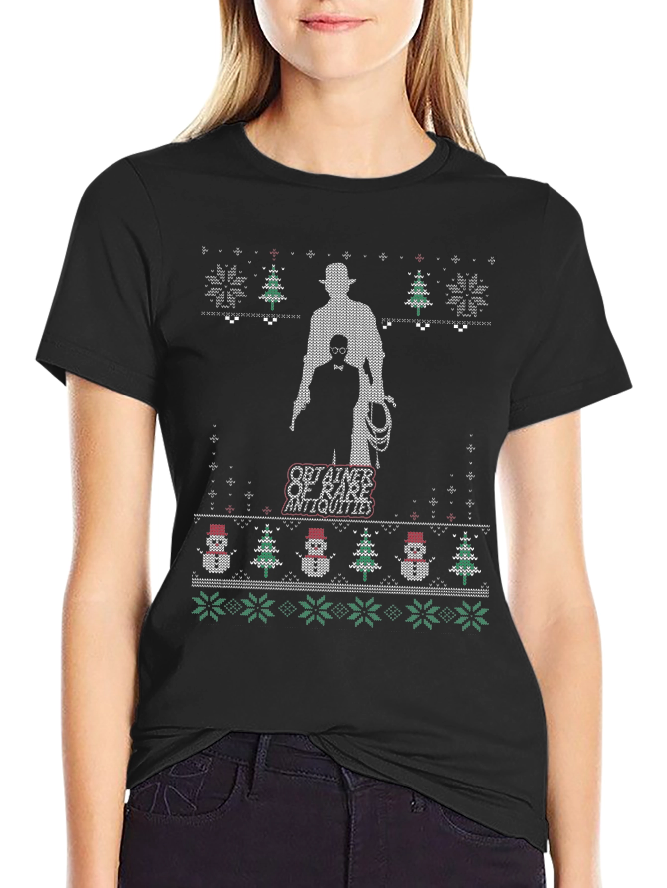 Indiana Jones Ugly Christmas Sweater T-Shirt