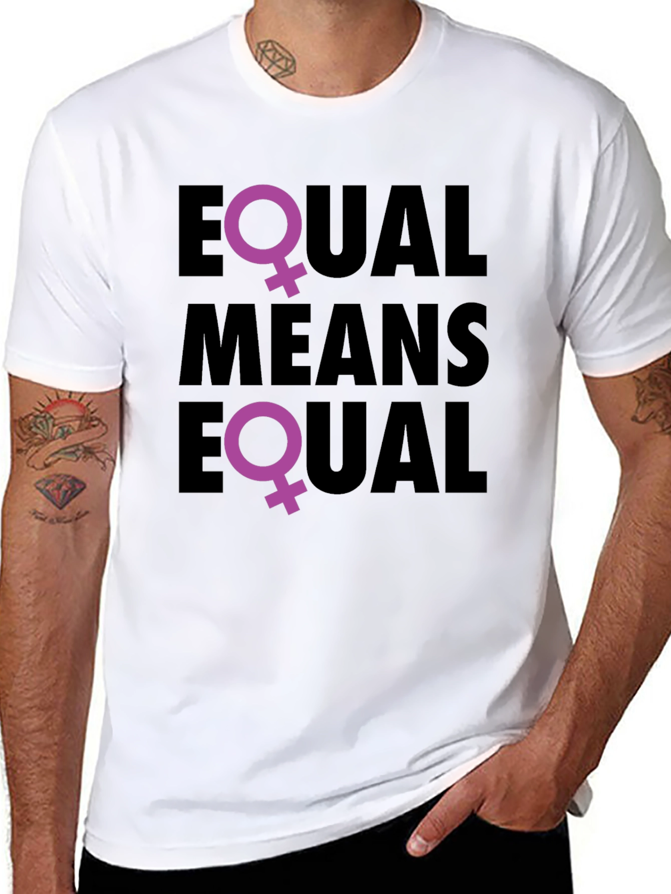 Equal Means Equal Feminist T-Shirt