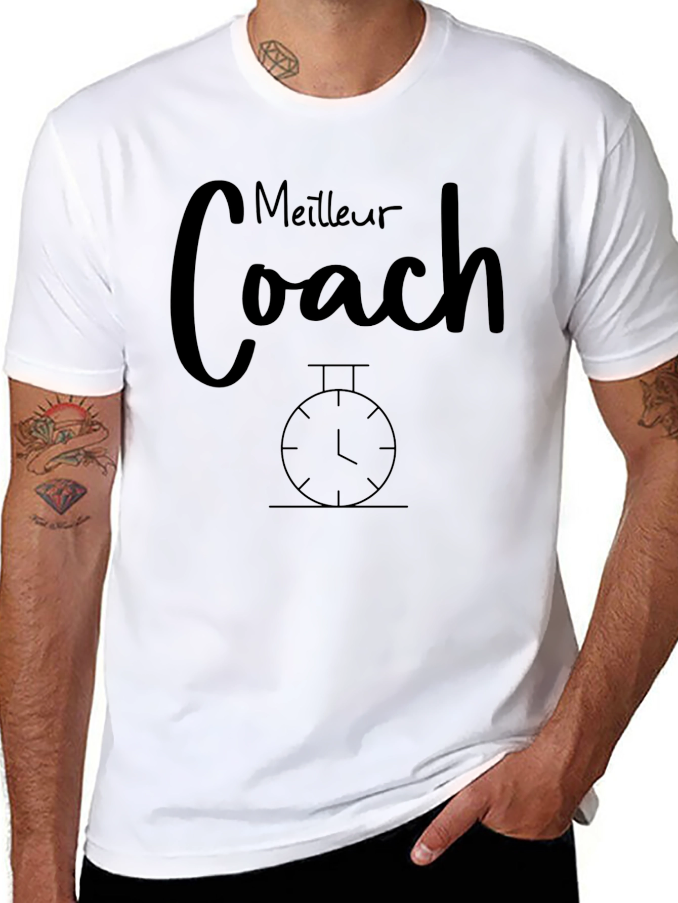 Best Coach T-Shirt - French Slogan Tee