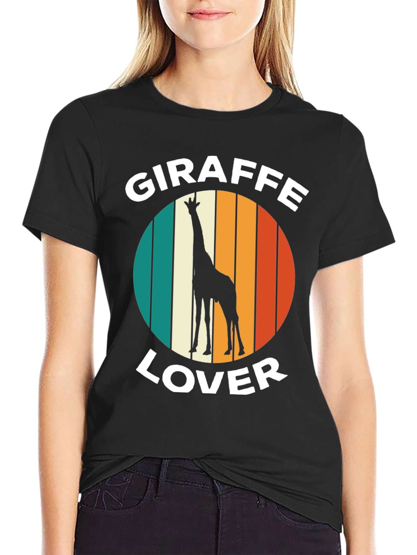 Giraffe Lover T-Shirt - Retro Style