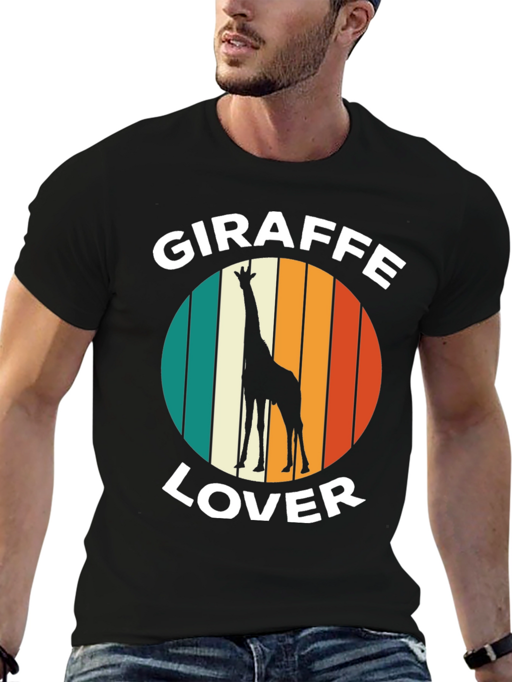 Giraffe Lover T-Shirt - Retro Style
