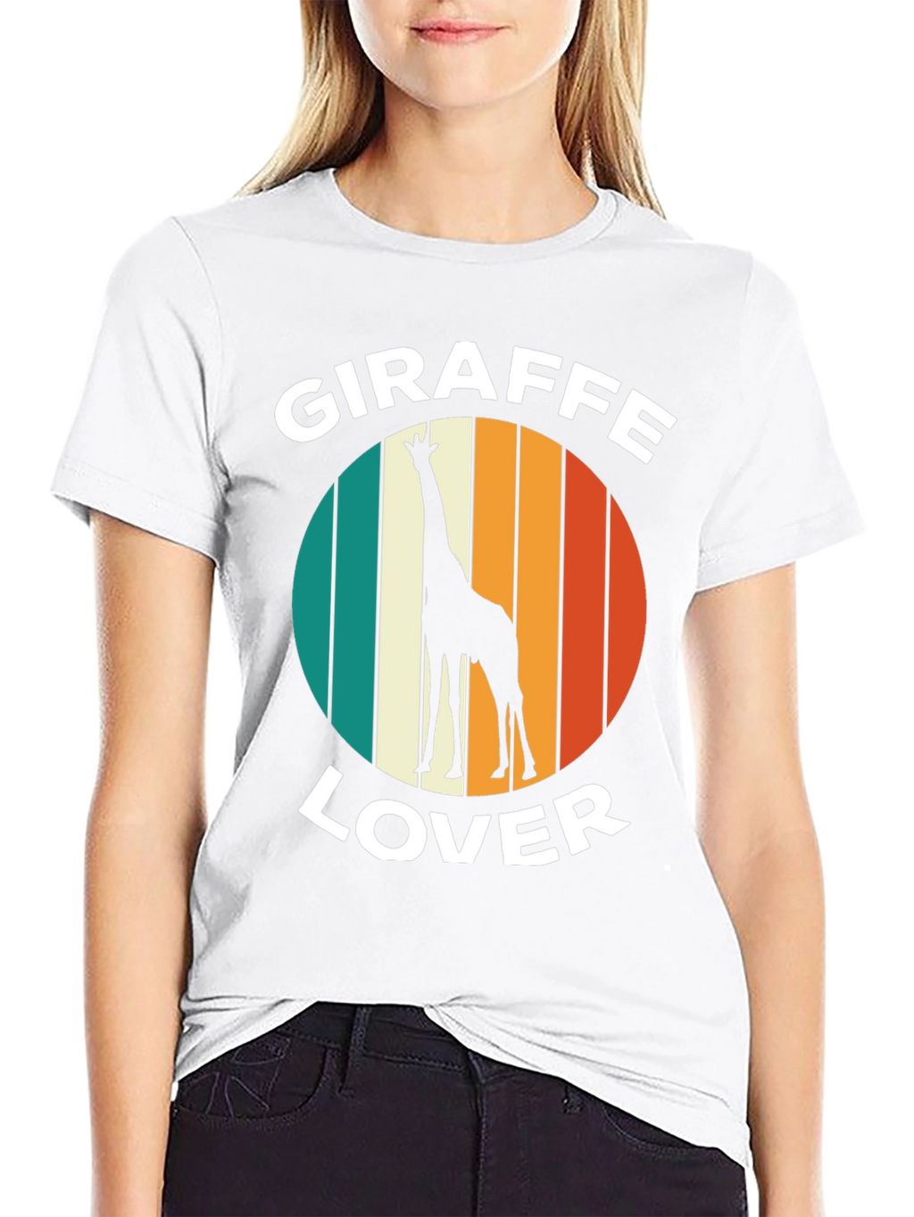 Giraffe Lover T-Shirt - Retro Style
