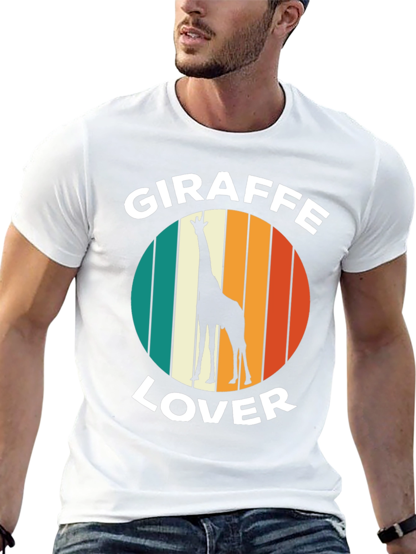 Giraffe Lover T-Shirt - Retro Style