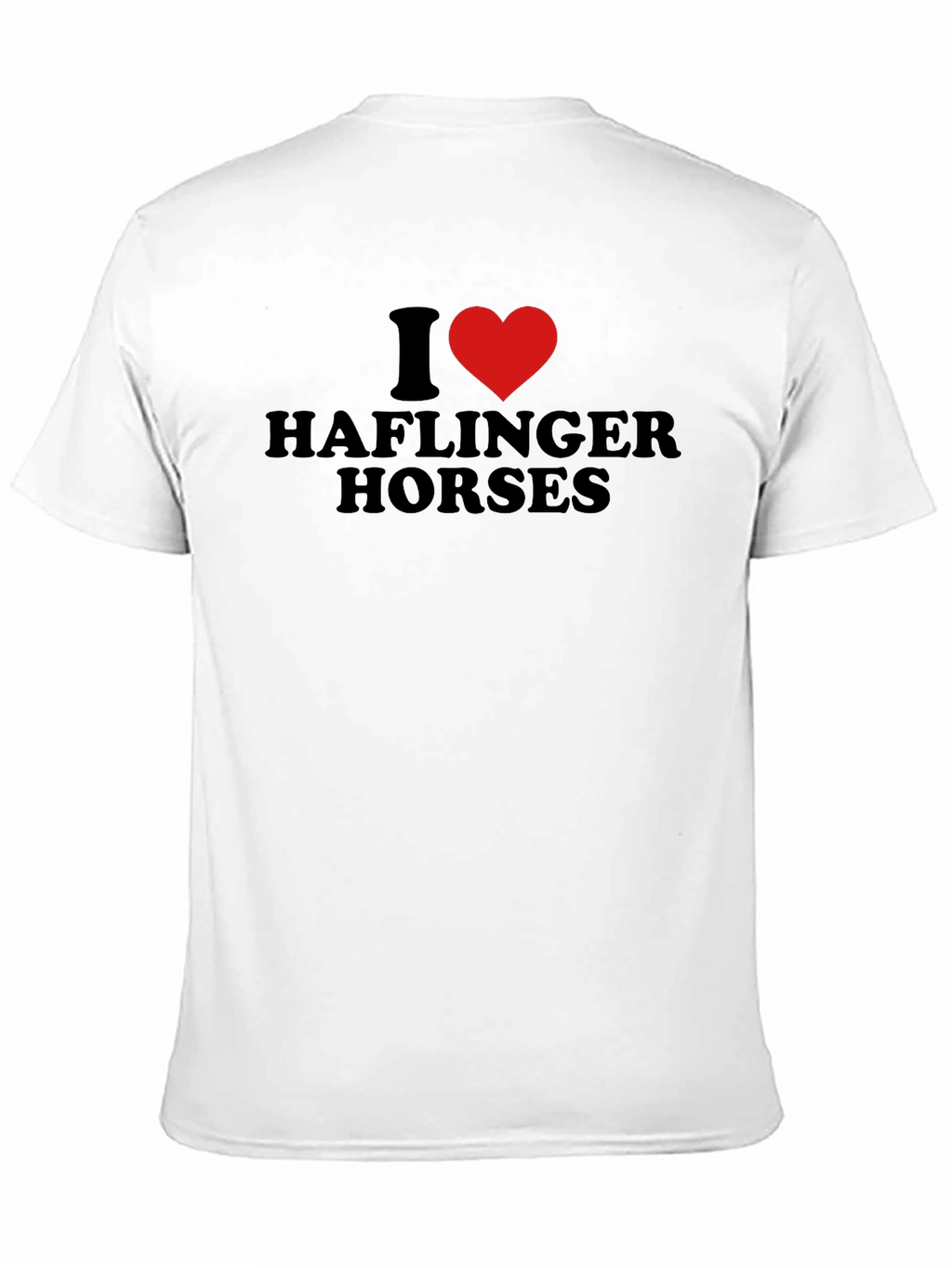 I Heart Haflinger Horses Graphic Tee