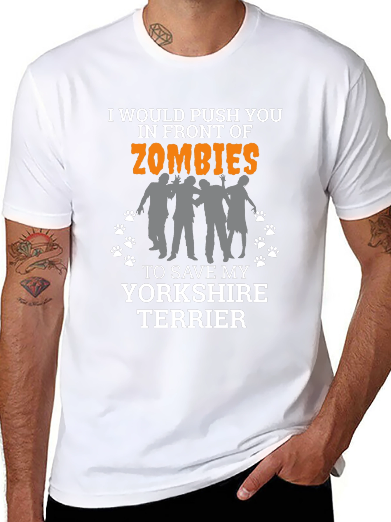 Zombie Yorkshire Terrier T-Shirt