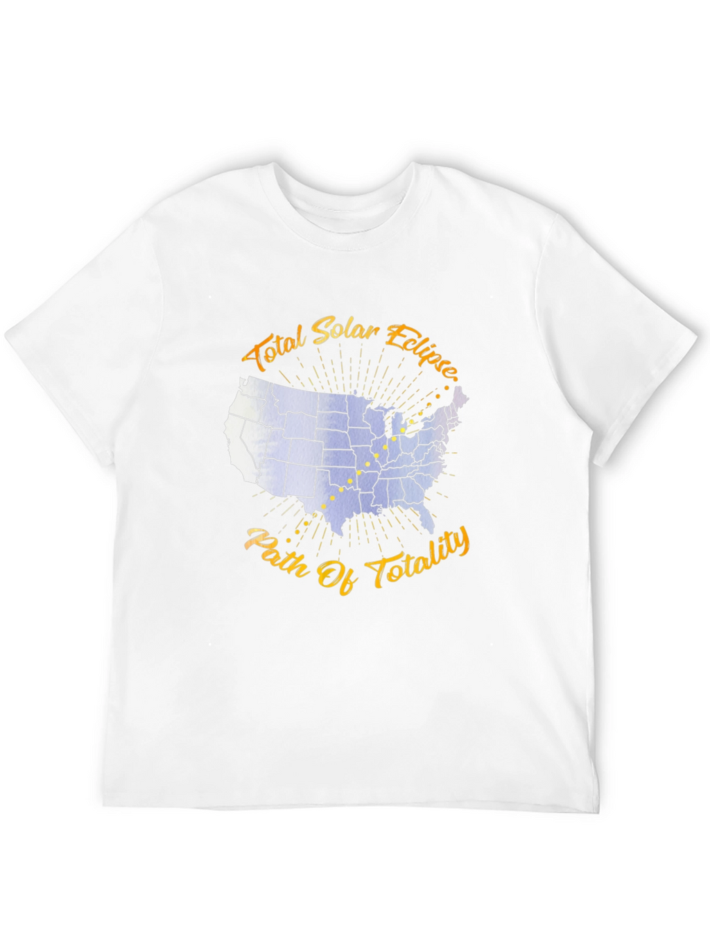 Total Solar Eclipse Path of Totality Graphic T-Shirt
