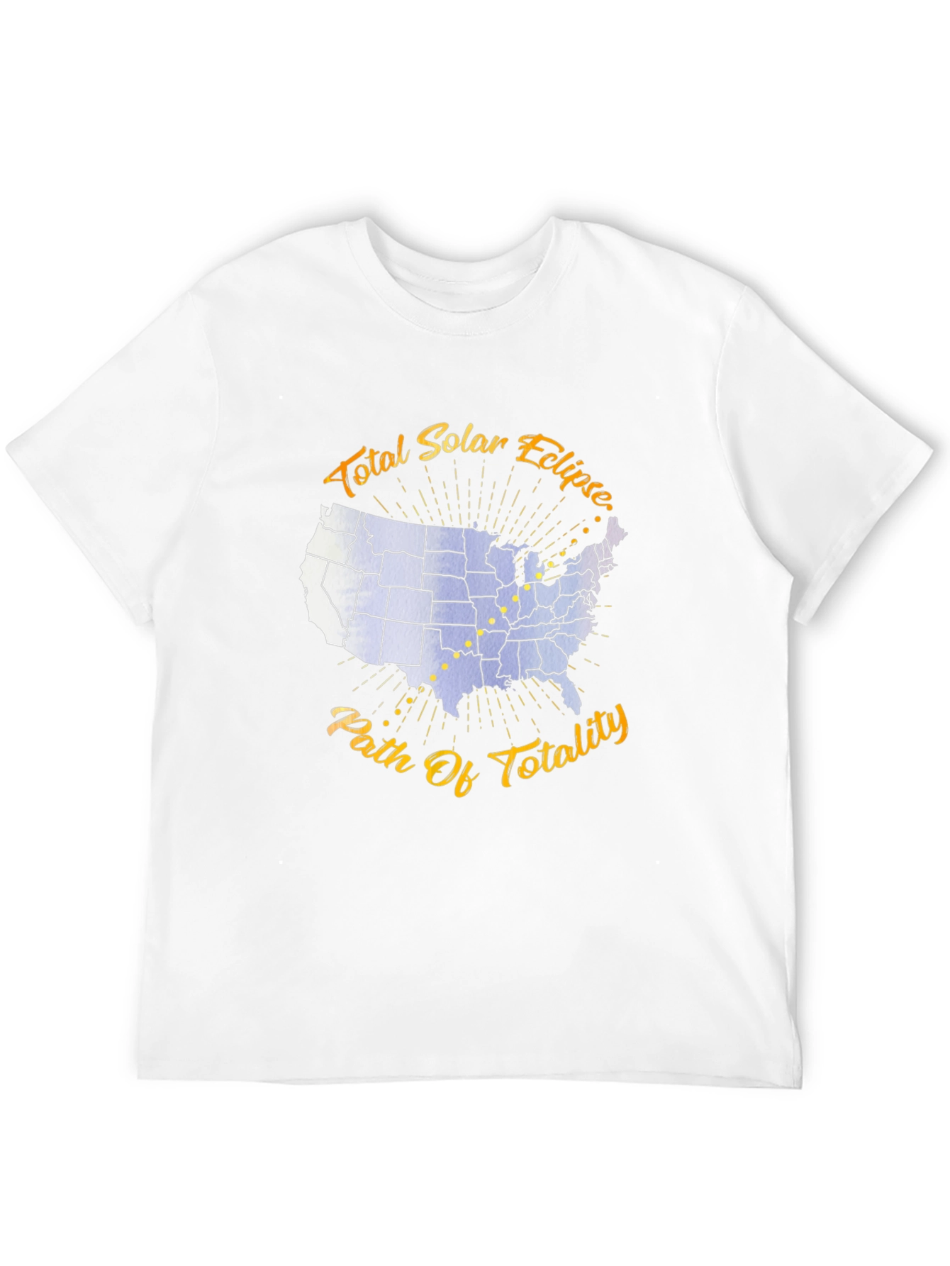 Total Solar Eclipse Path of Totality Graphic T-Shirt