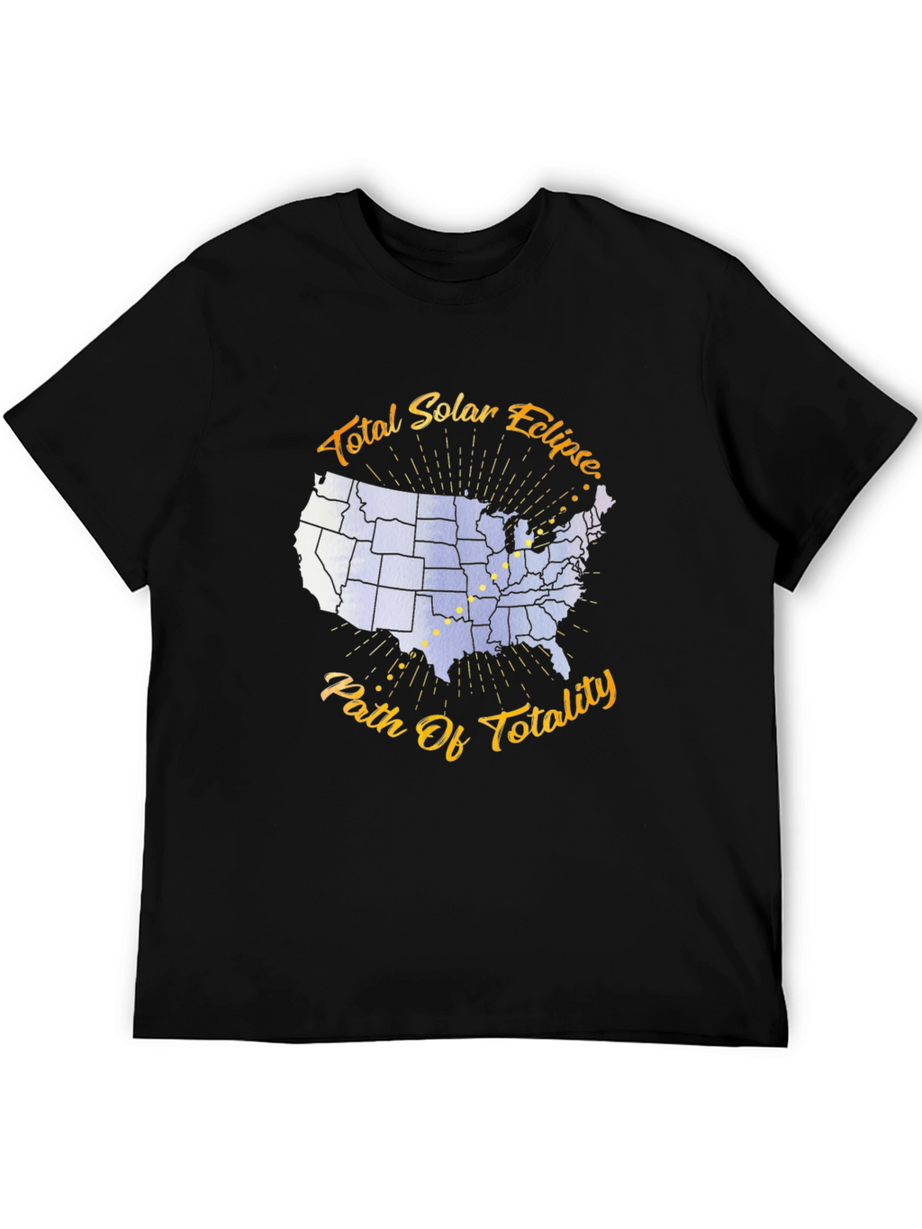 Total Solar Eclipse Path of Totality Graphic T-Shirt
