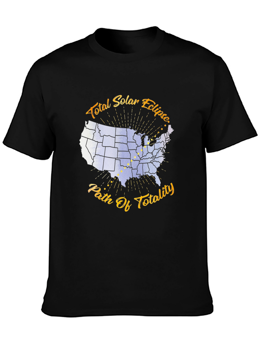 Total Solar Eclipse Path of Totality Graphic T-Shirt