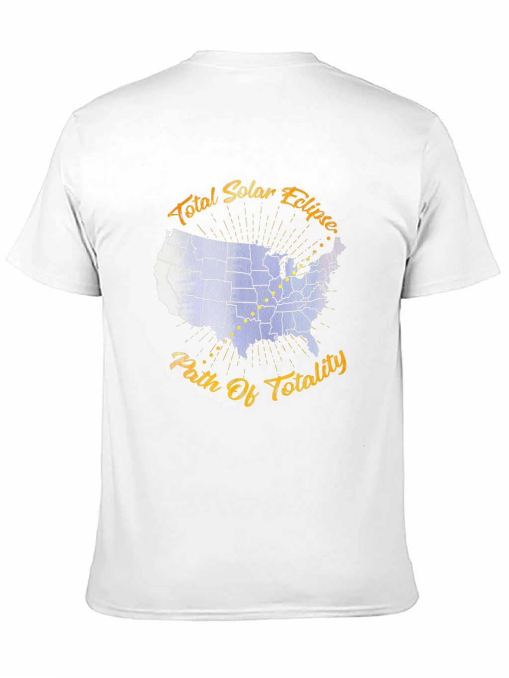 Total Solar Eclipse Path of Totality Graphic T-Shirt