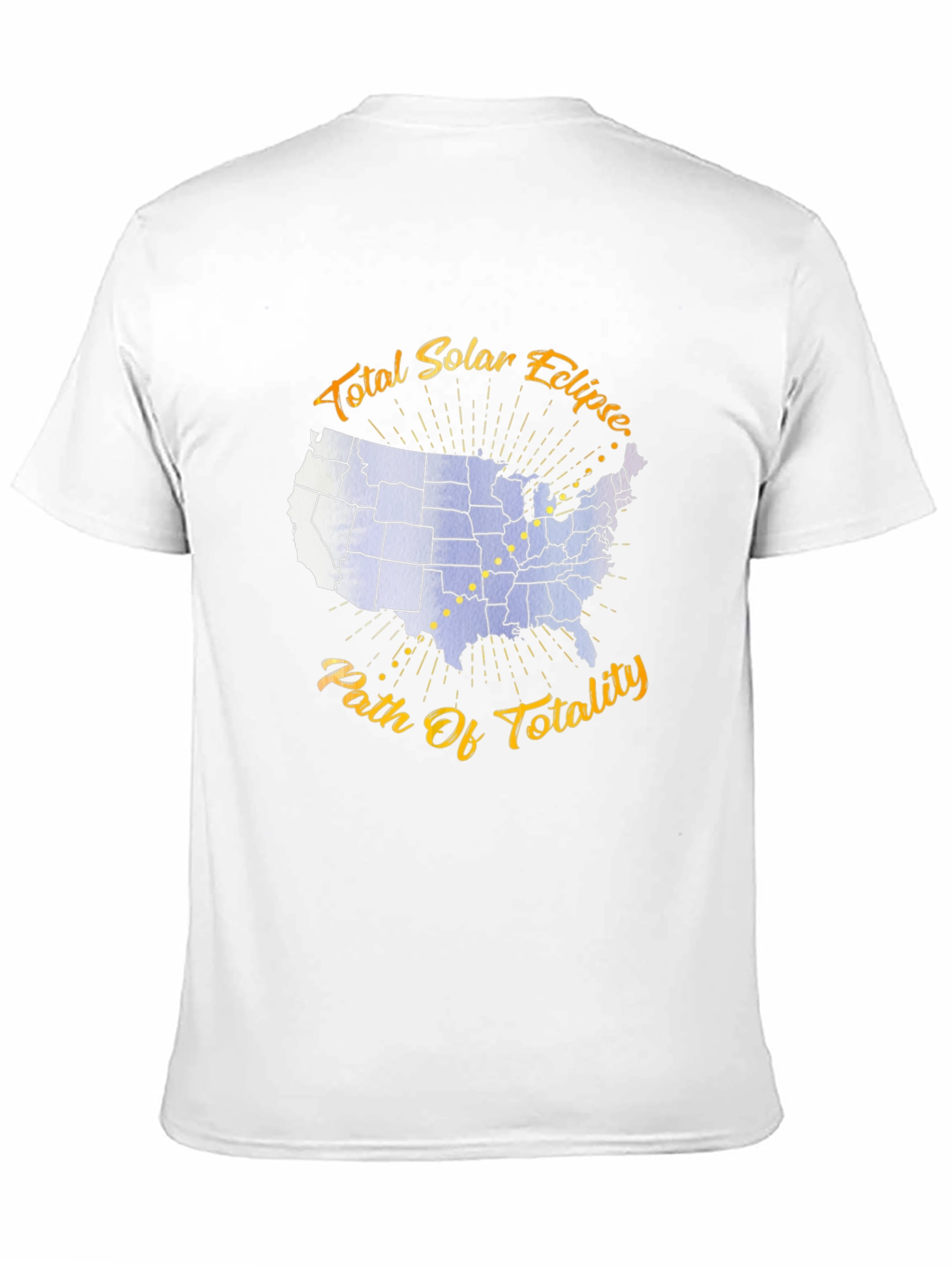 Total Solar Eclipse Path of Totality Graphic T-Shirt