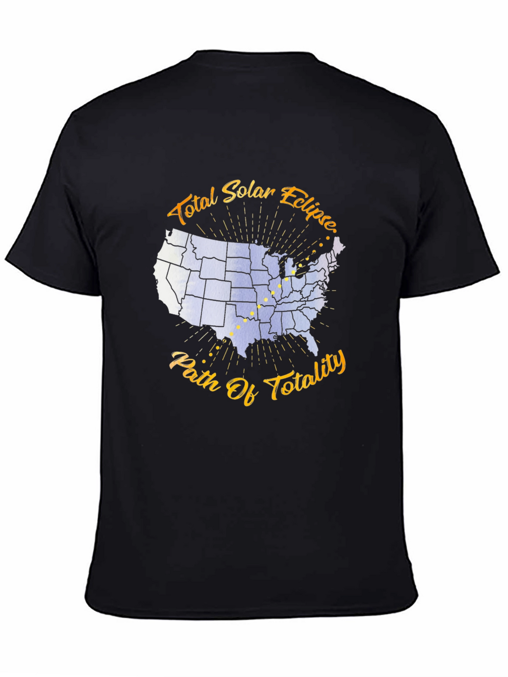 Total Solar Eclipse Path of Totality Graphic T-Shirt