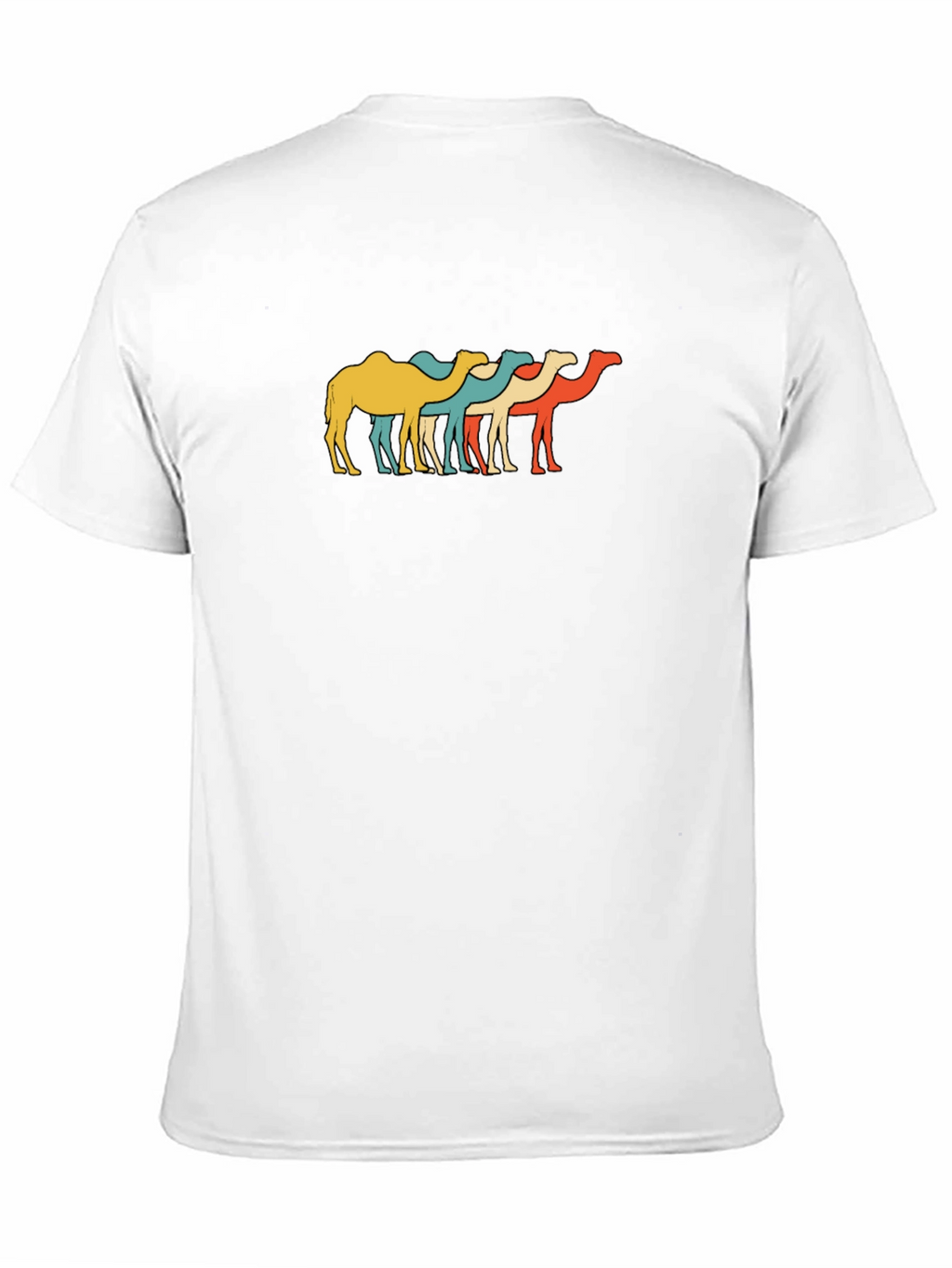 Retro Camel T-Shirt - Funky Desert Style