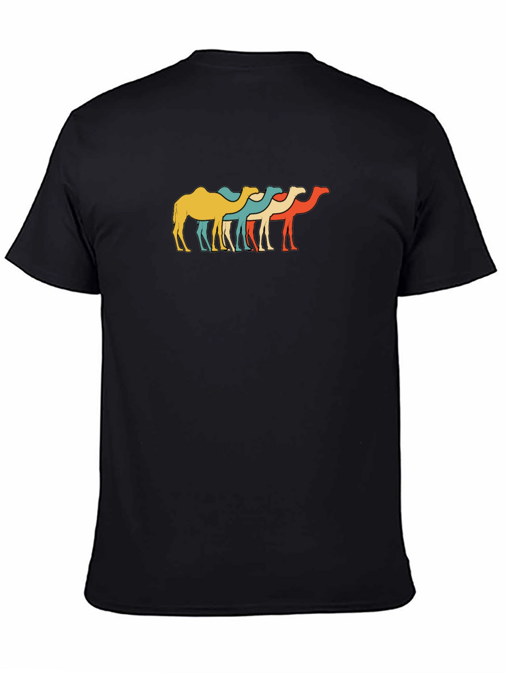 Retro Camel T-Shirt - Funky Desert Style