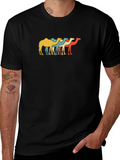 Retro Camel T-Shirt - Funky Desert Style