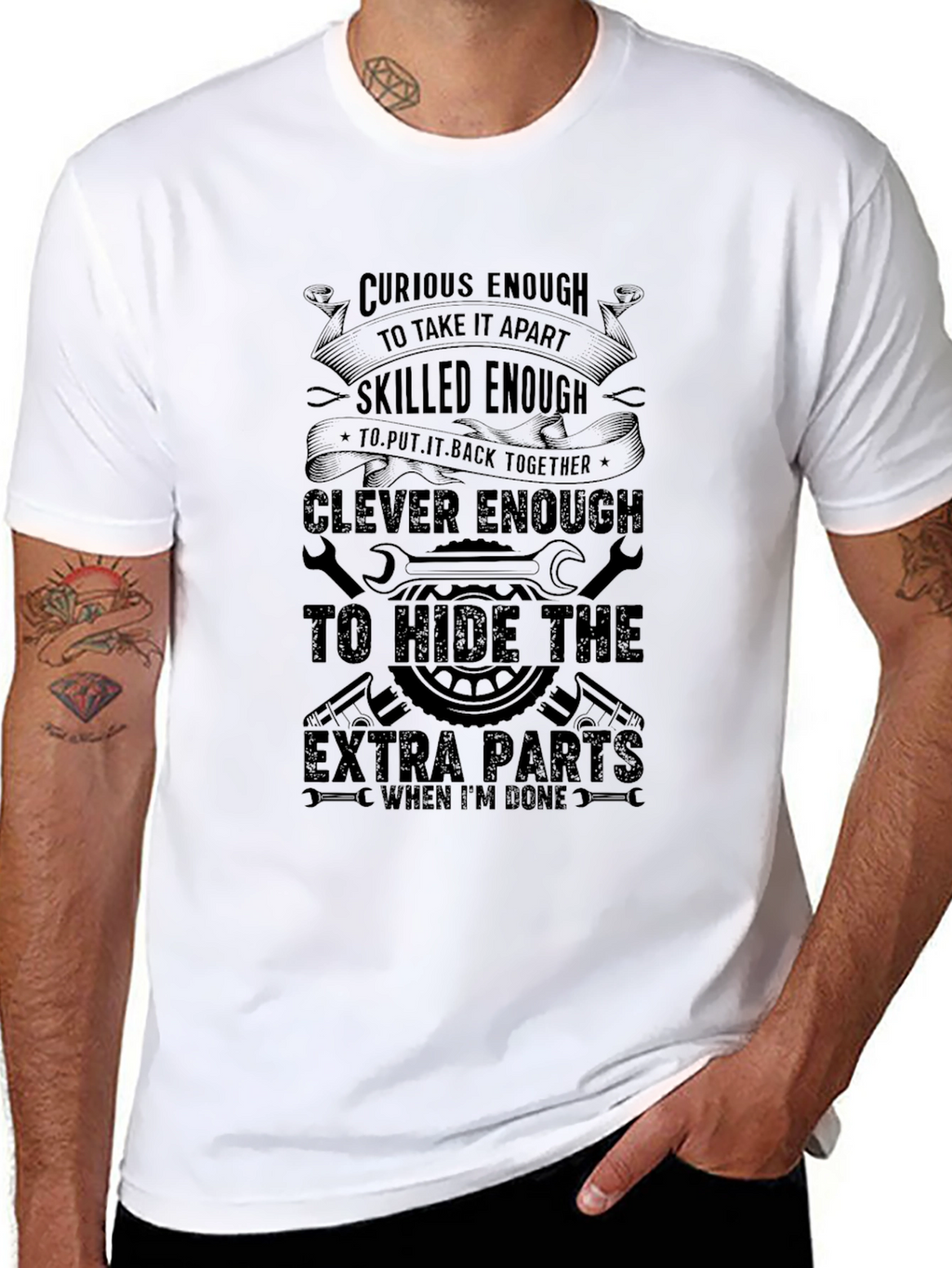 Curious Enough Mechanic T-Shirt