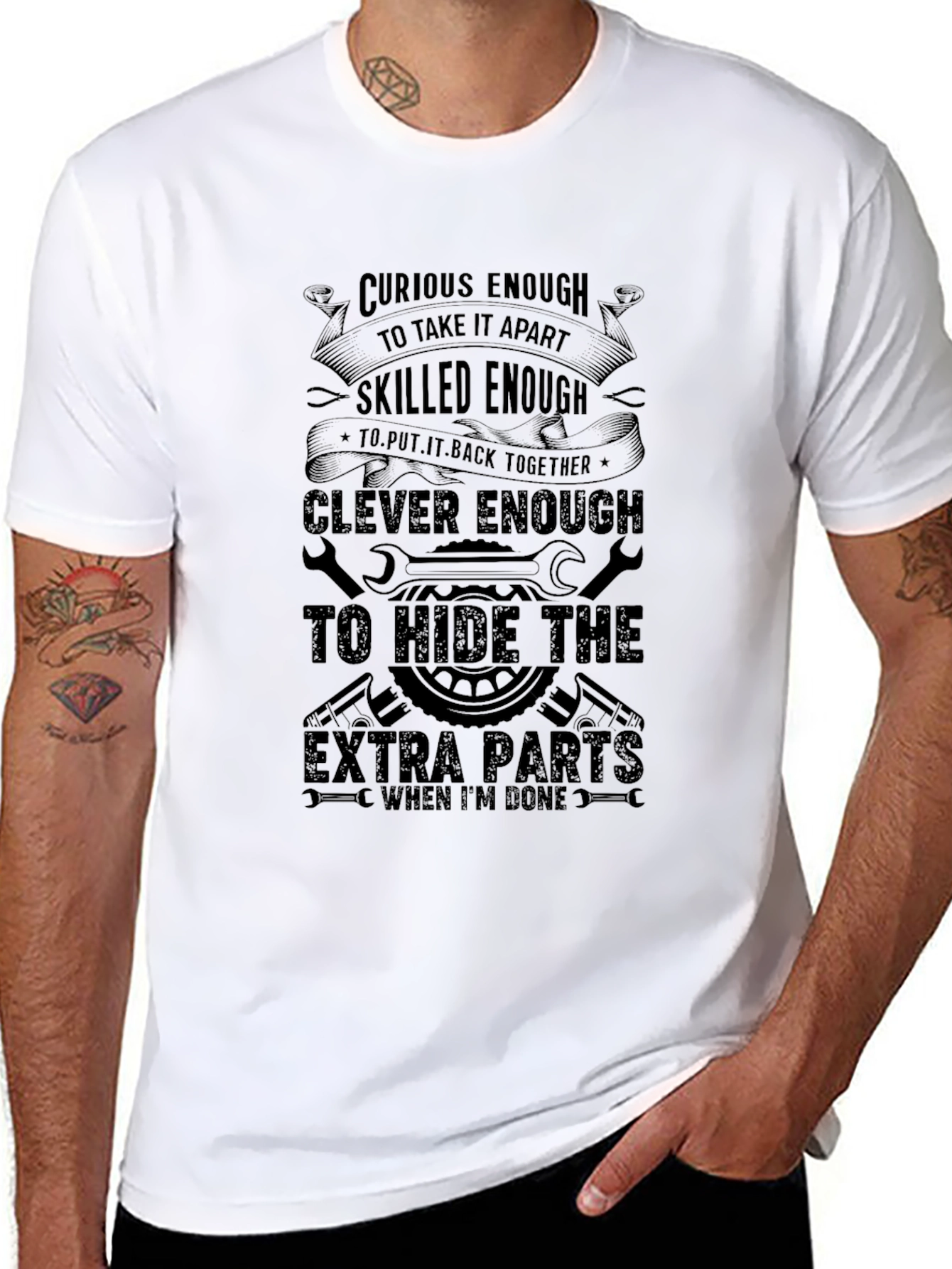 Curious Enough Mechanic T-Shirt