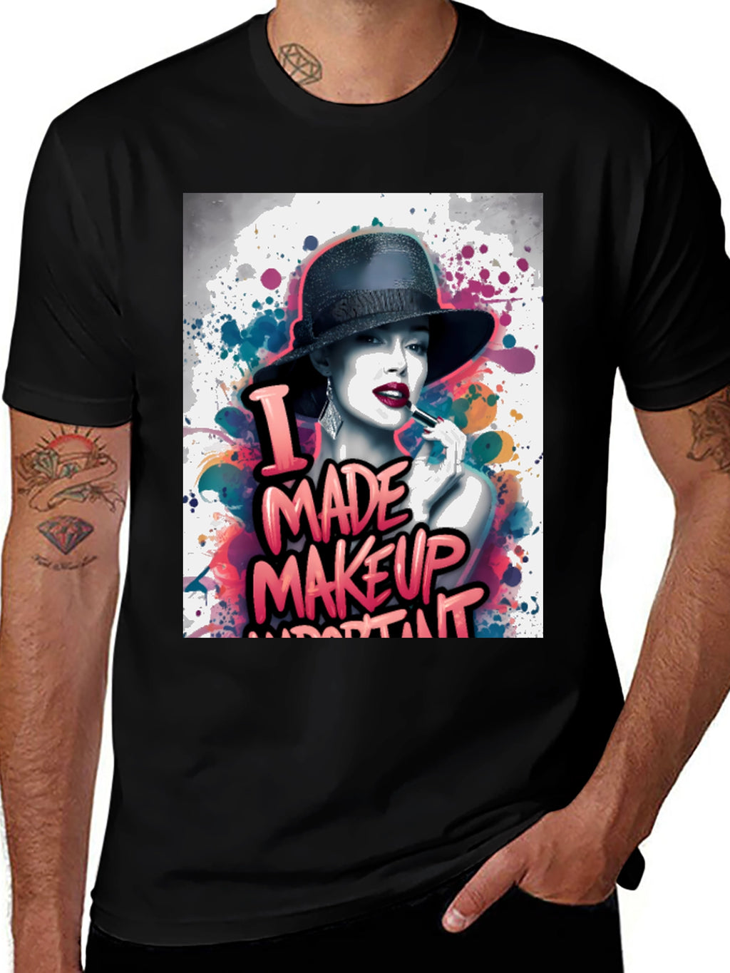 Makeup Art Tee: I Made Makeup Important