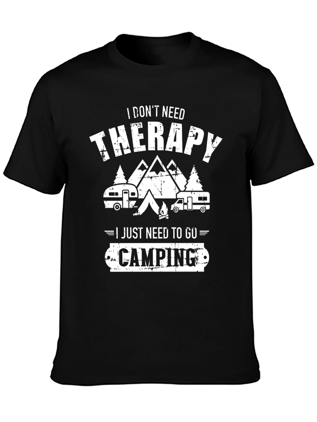 Camping Therapy Graphic Tee - Unisex