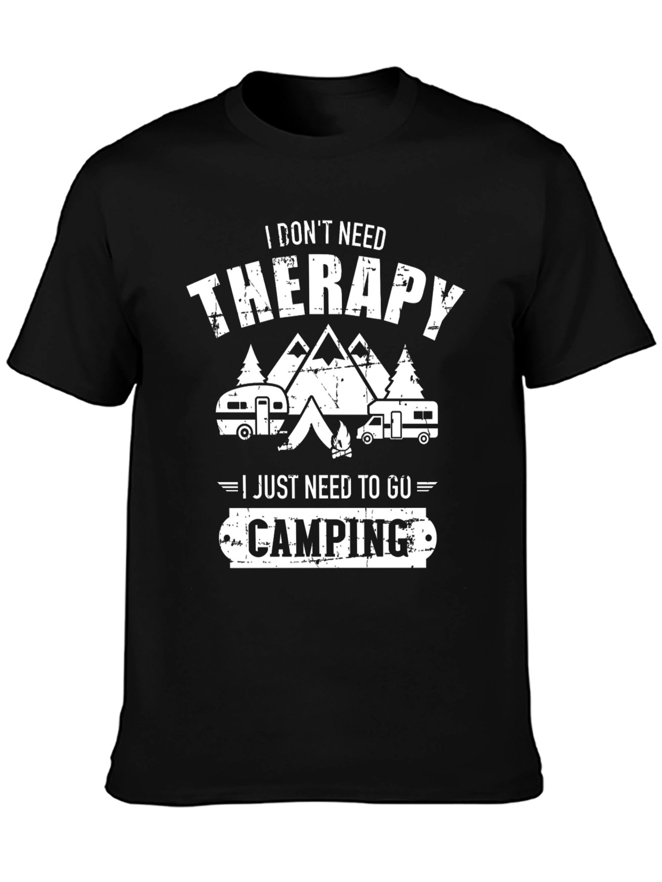 Camping Therapy Graphic Tee - Unisex