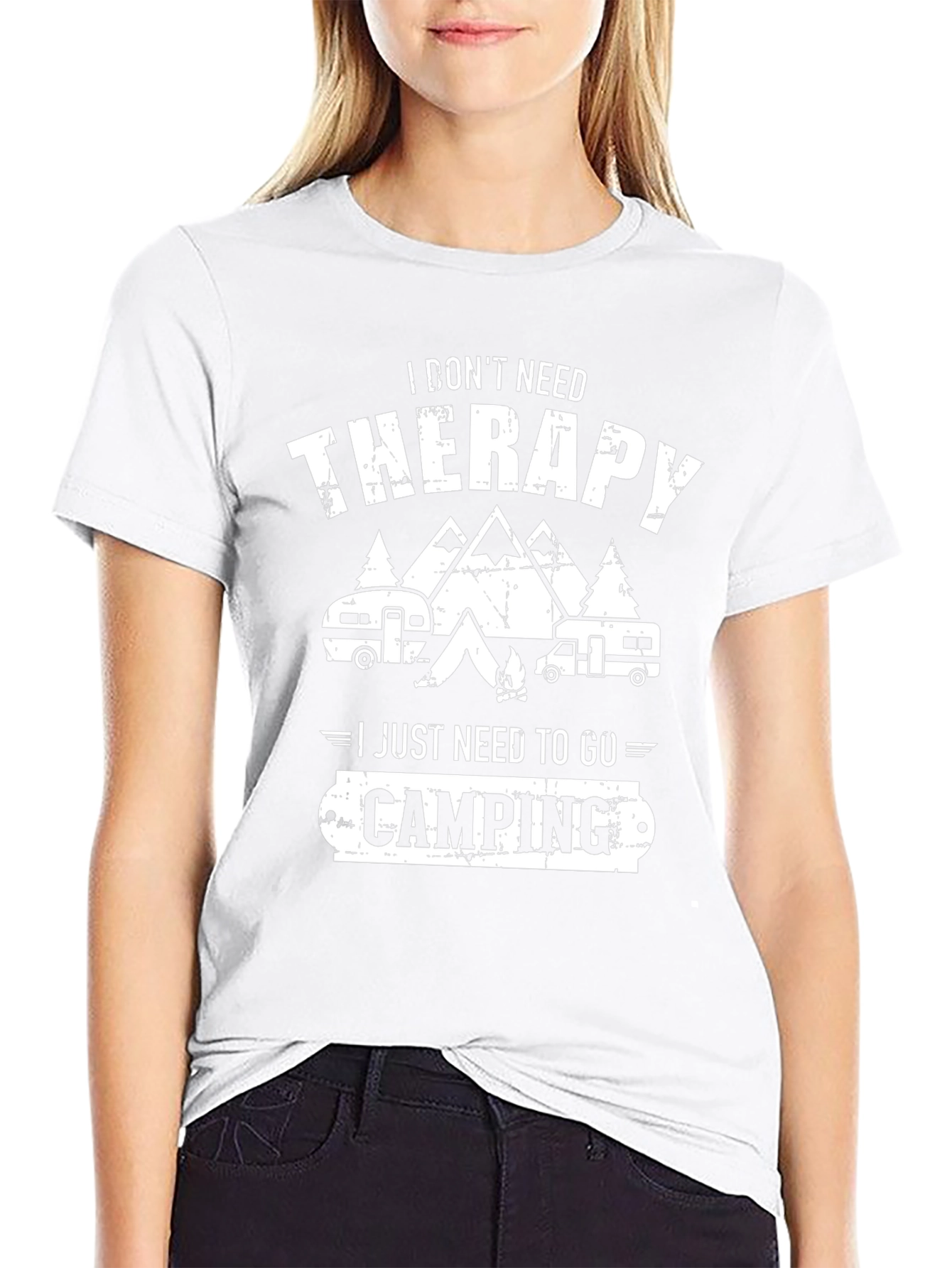Camping Therapy Graphic Tee - Unisex
