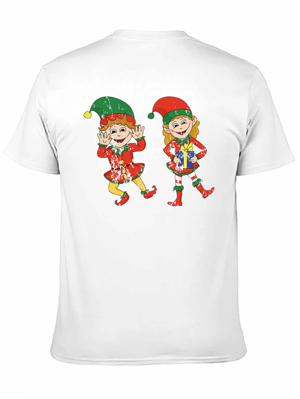 Festive Elf Graphic Tee - Holiday Cheer