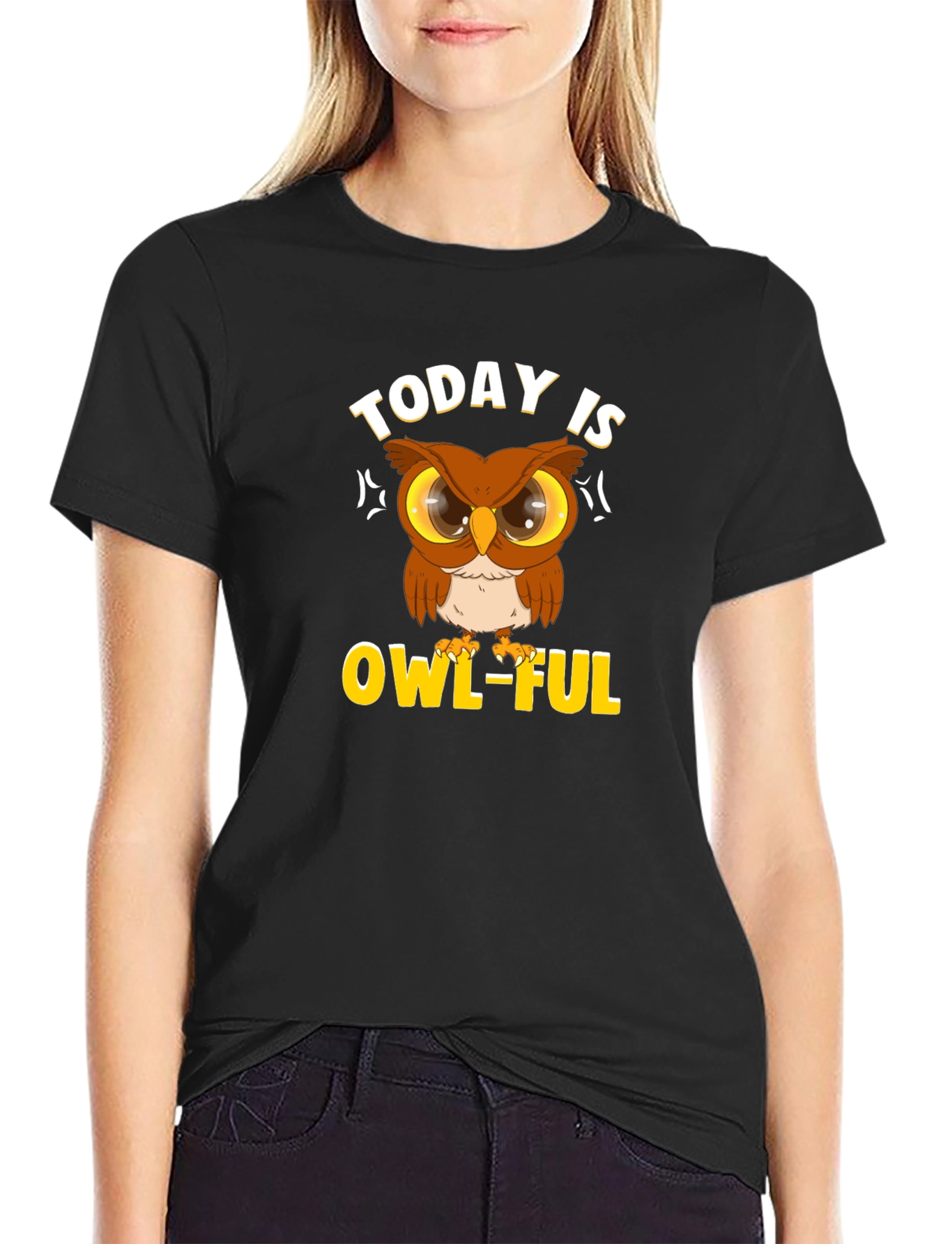 Today is OWL-FUL T-Shirt Funny Animal Graphic Tee