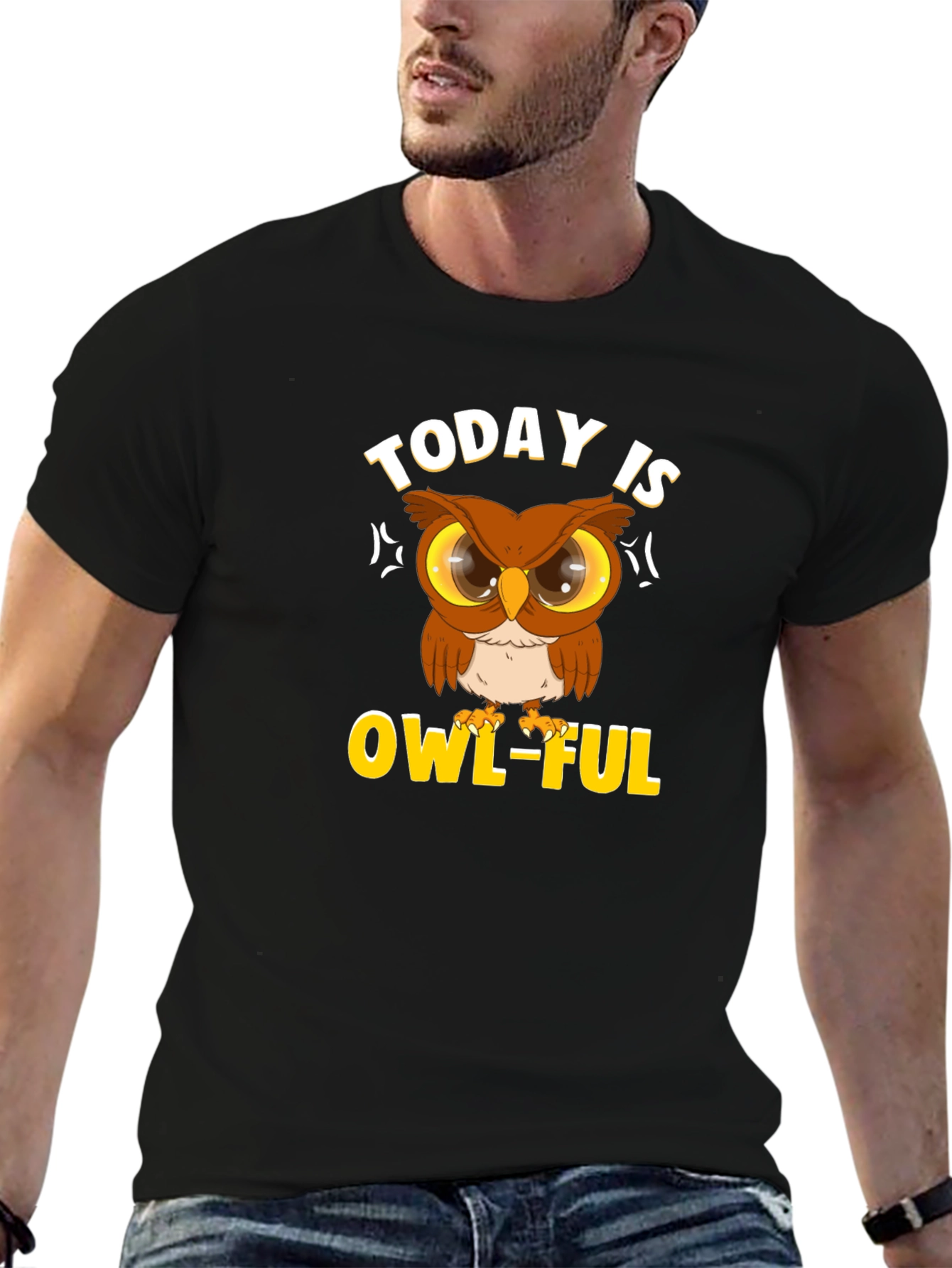 Today is OWL-FUL T-Shirt Funny Animal Graphic Tee