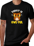 Today is OWL-FUL T-Shirt Funny Animal Graphic Tee