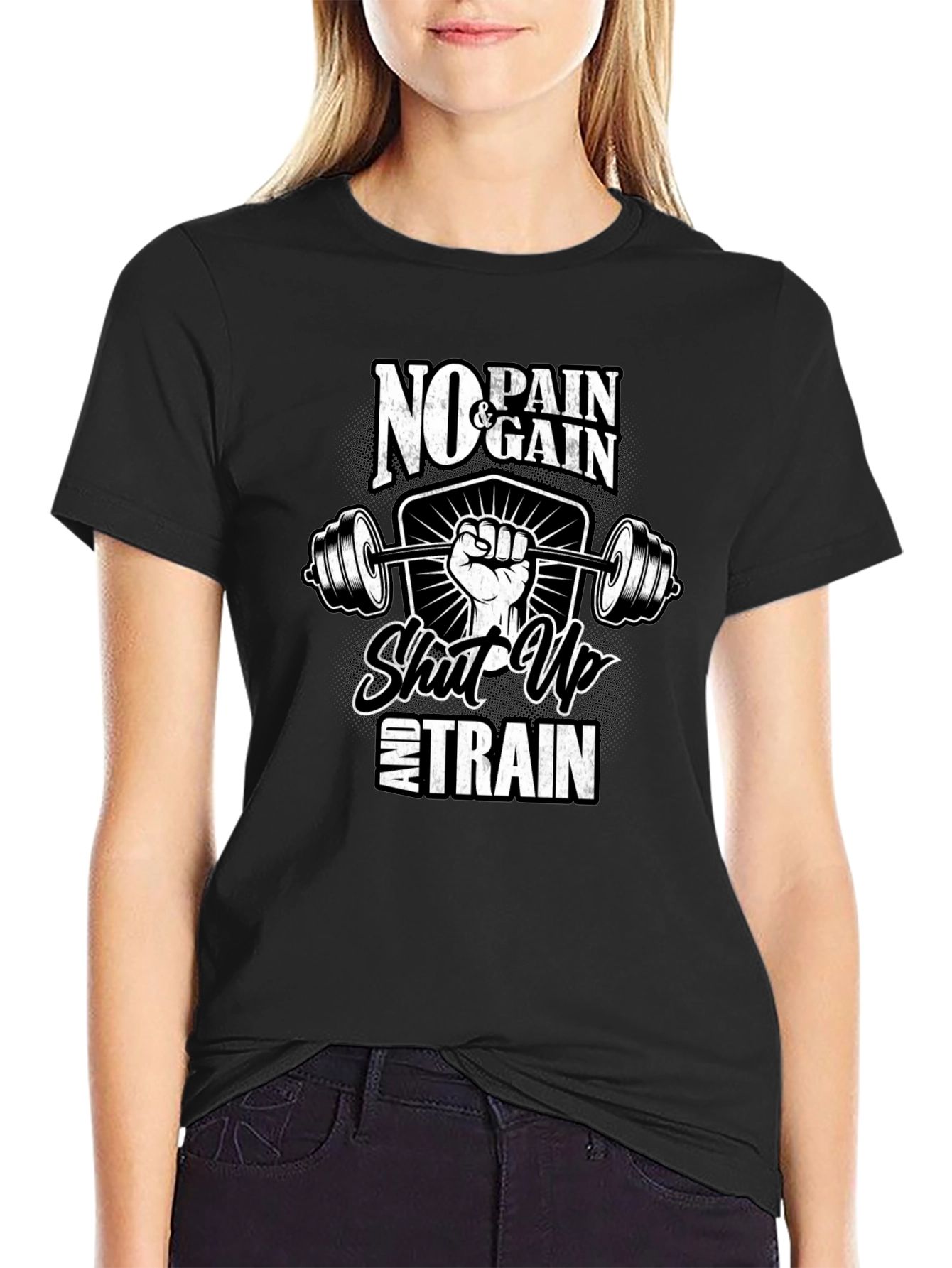 No Pain No Gain Gym Workout T-Shirt