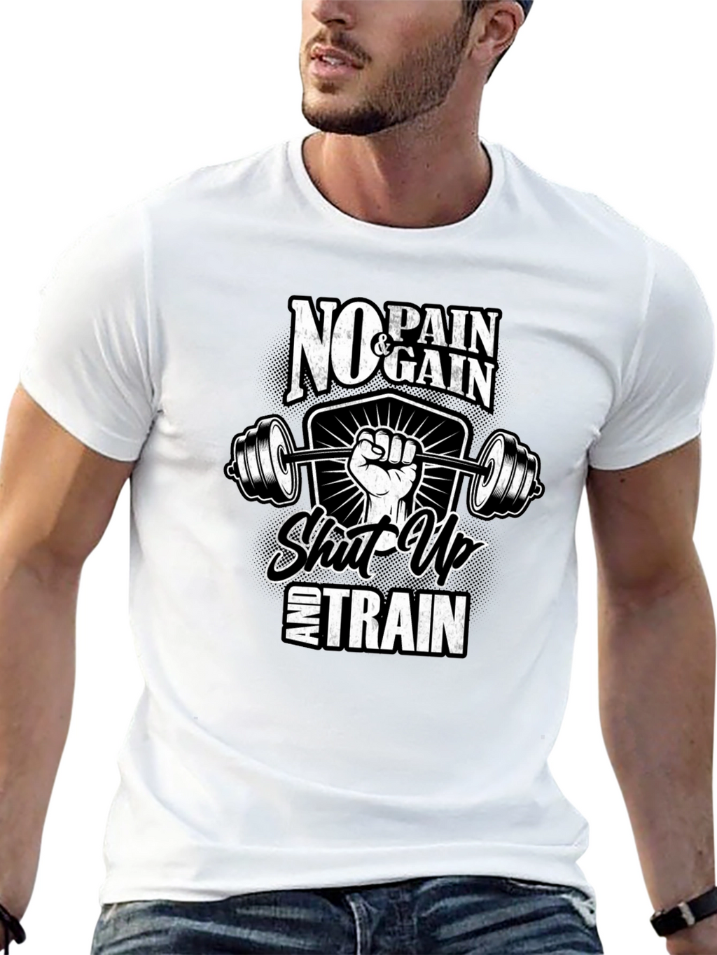 No Pain No Gain Gym Workout T-Shirt