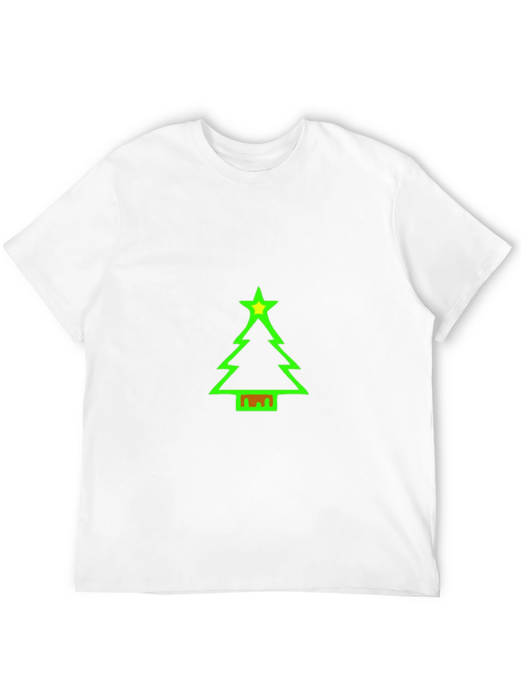 Festive Christmas Tree Graphic Tee - Holiday Cheer