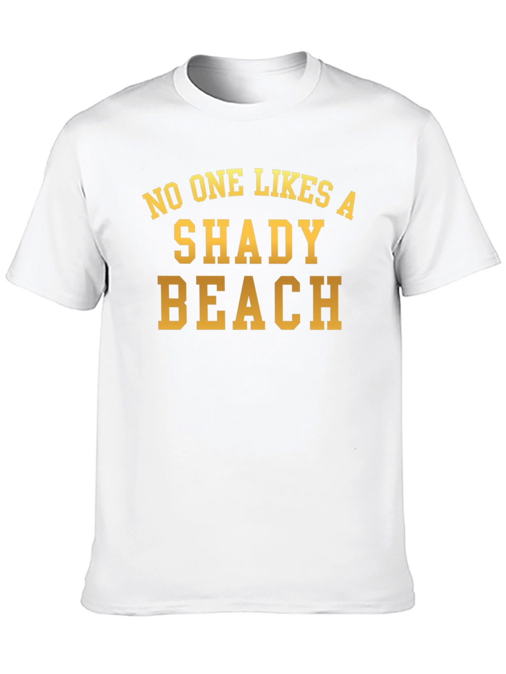 Shady Beach Graphic Tee - Black Cotton T-Shirt