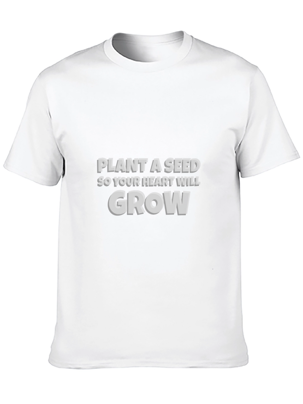 Plant a Seed Graphic Tee - Inspirational Black T-Shirt