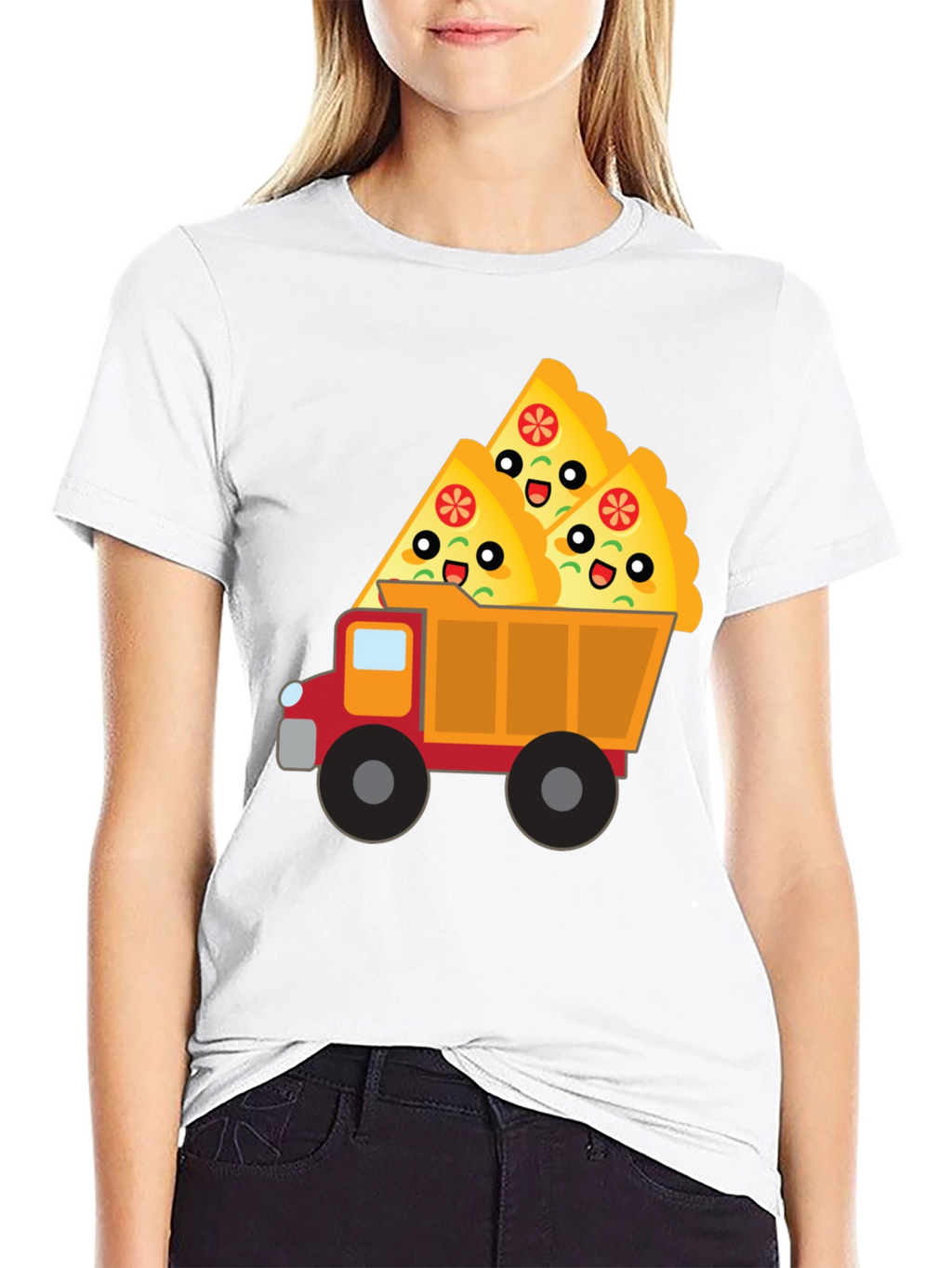 Pizza Truck T-Shirt - Novelty Food Tee