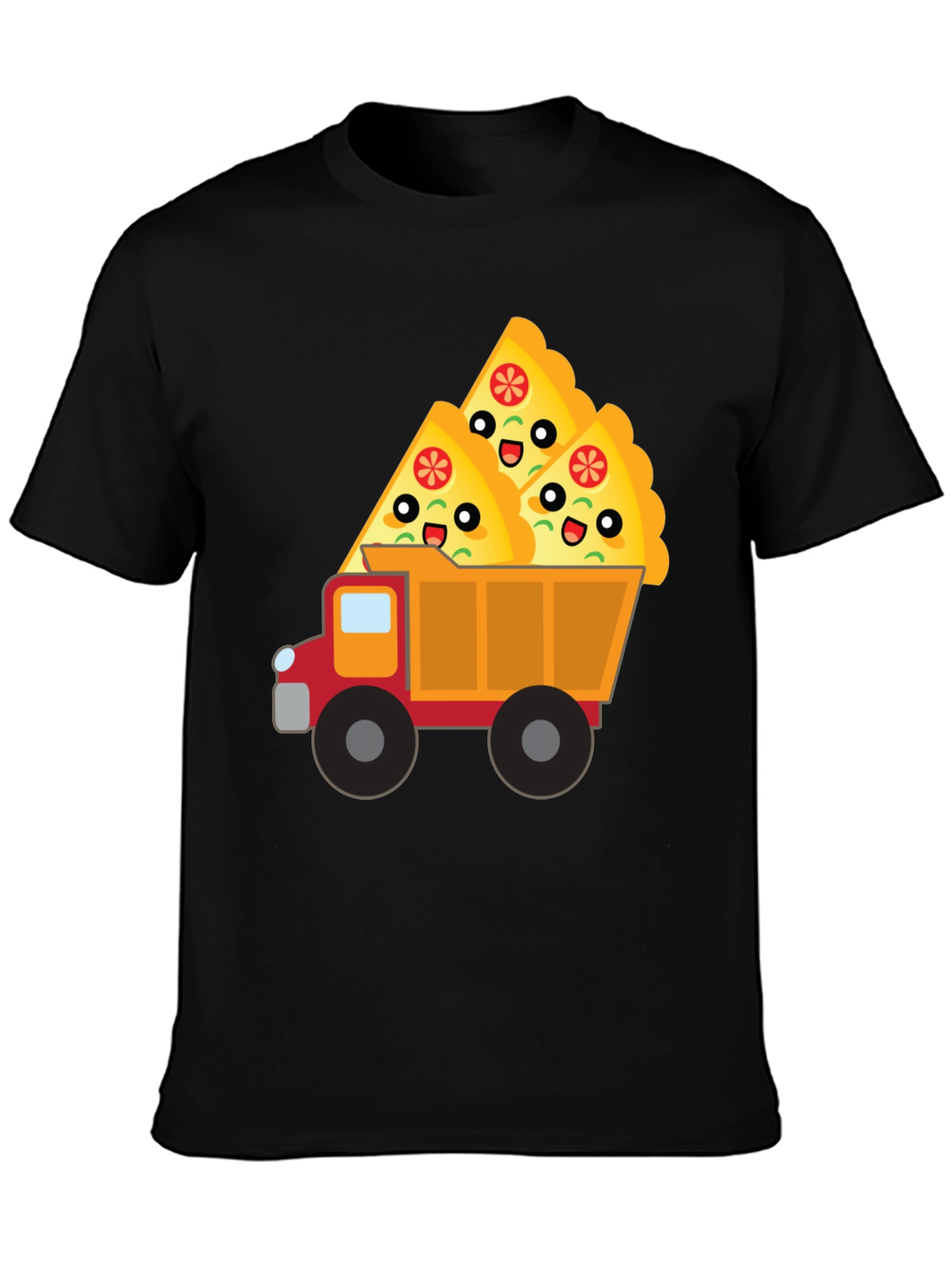 Pizza Truck T-Shirt - Novelty Food Tee